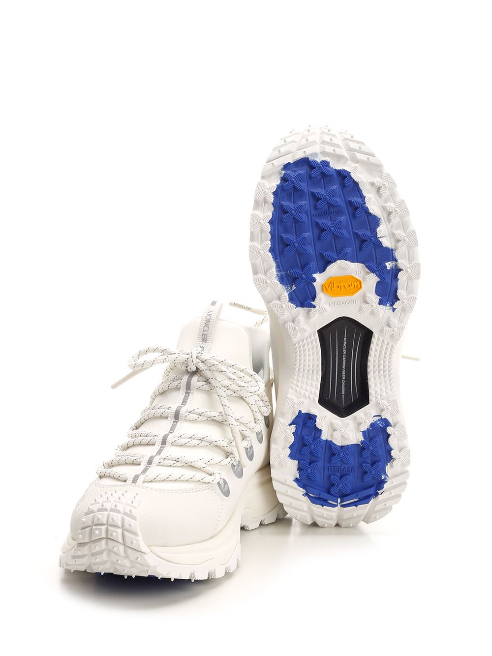 Shop Moncler Trailgrip Lite Sneakers In White