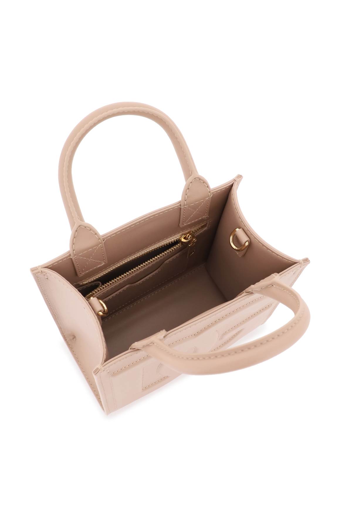 Shop Dolce & Gabbana Dg Daily Small Tote In Powder