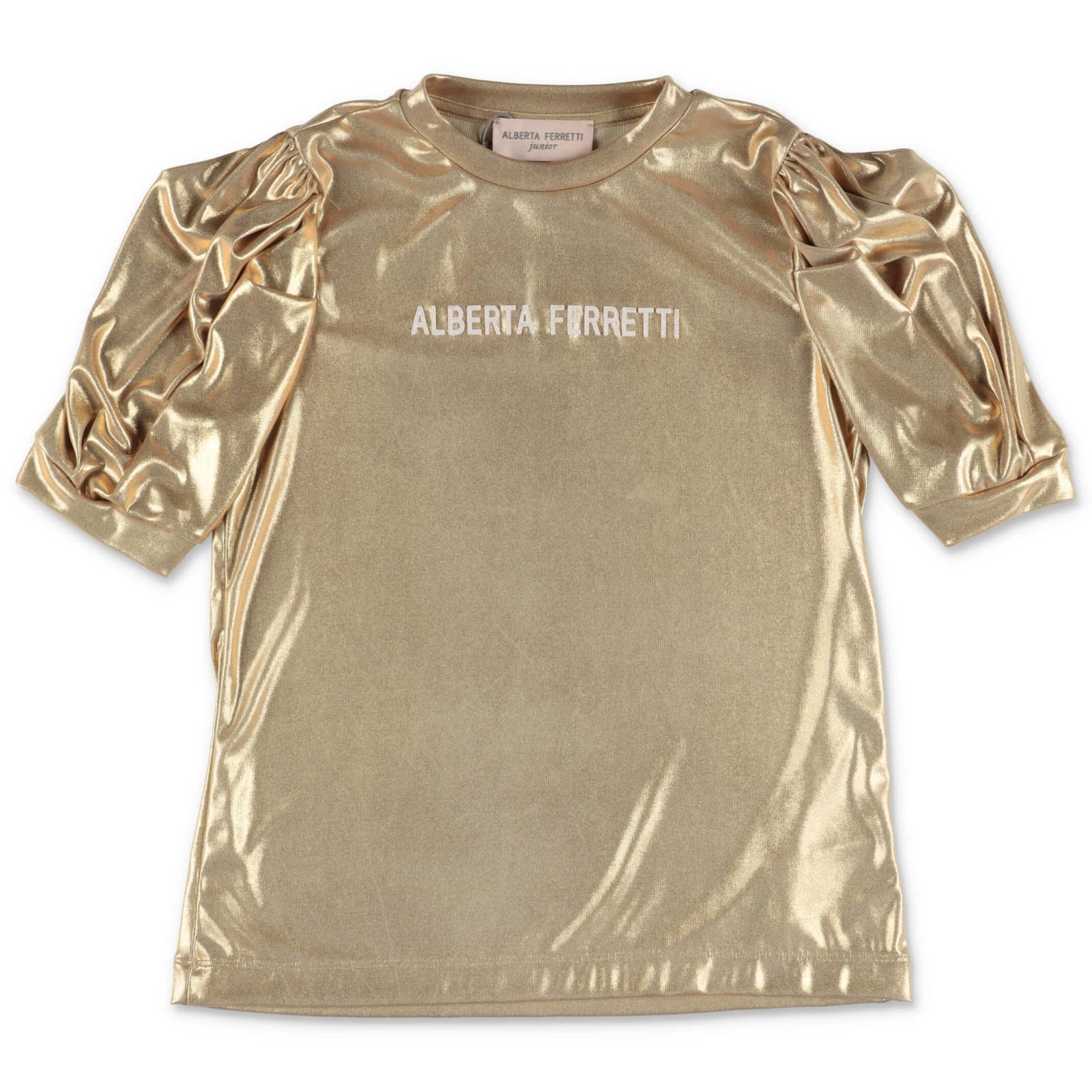 Alberta Ferretti Kids' Shirt In Oro