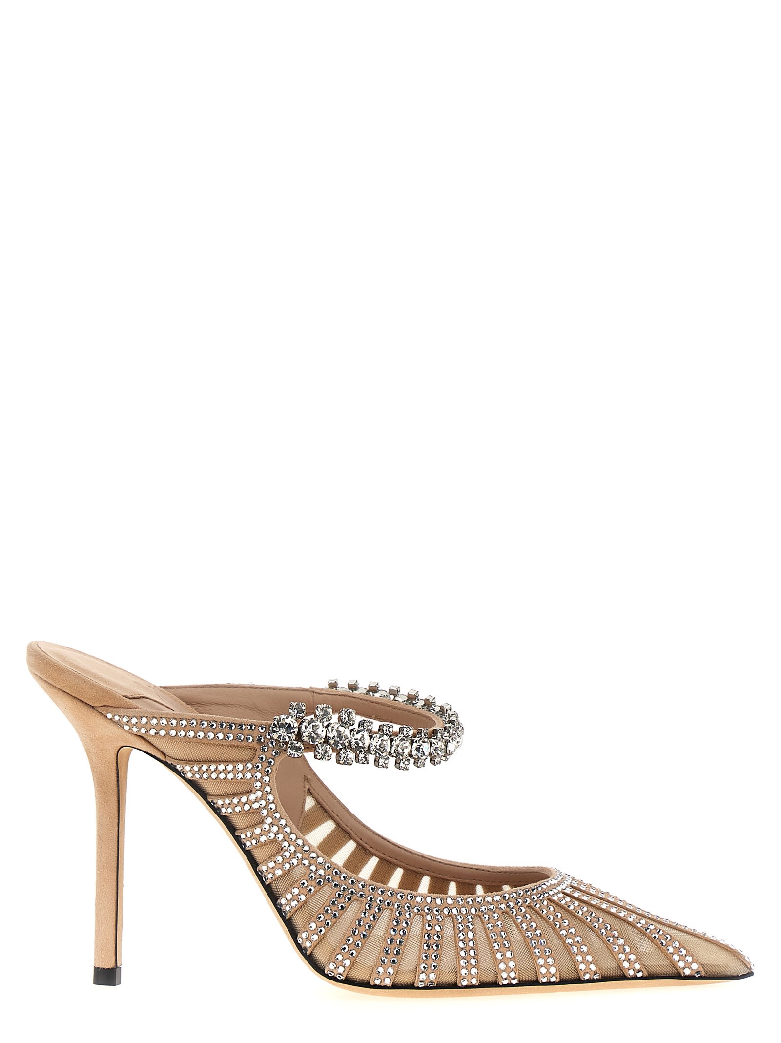 Shop Jimmy Choo Bing Mules In Pink