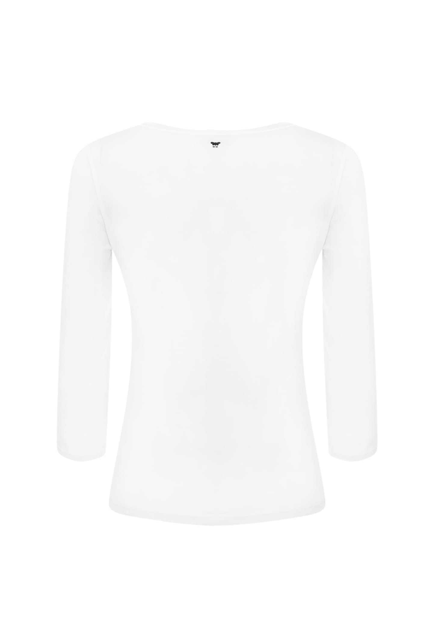 Shop Weekend Max Mara Multia Cotton T-shirt In Off White