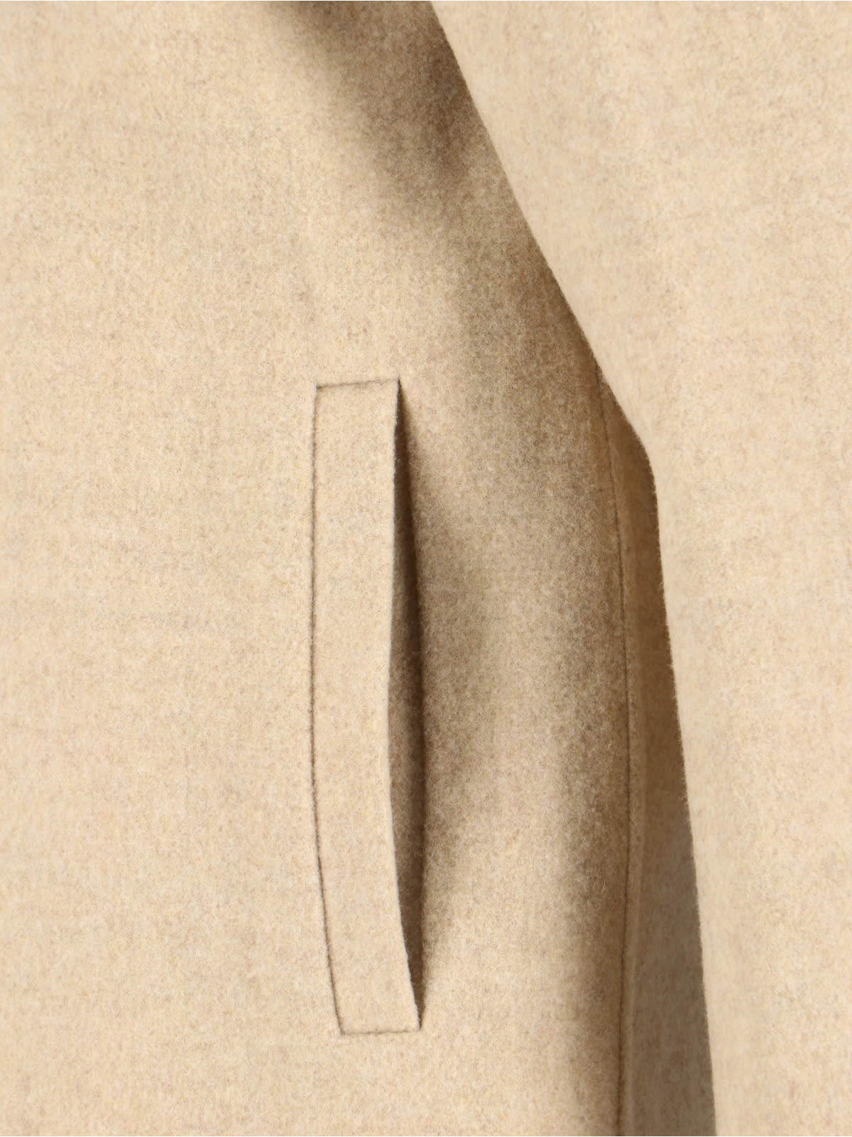 Burberry Virgin Wool Jacket In Nude