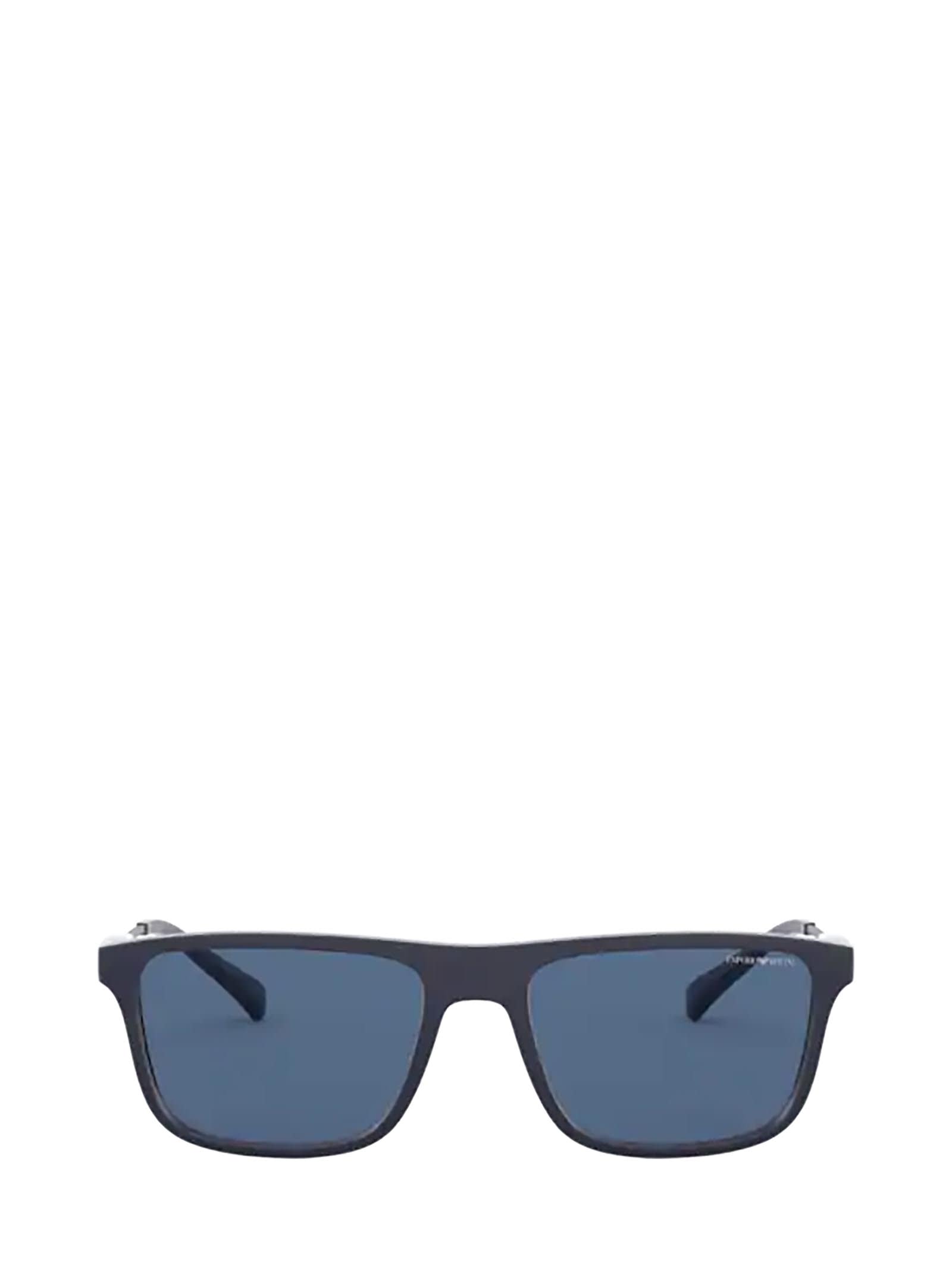Emporio Armani Emporio Armani Ea4151 Matte Blue Sunglasses