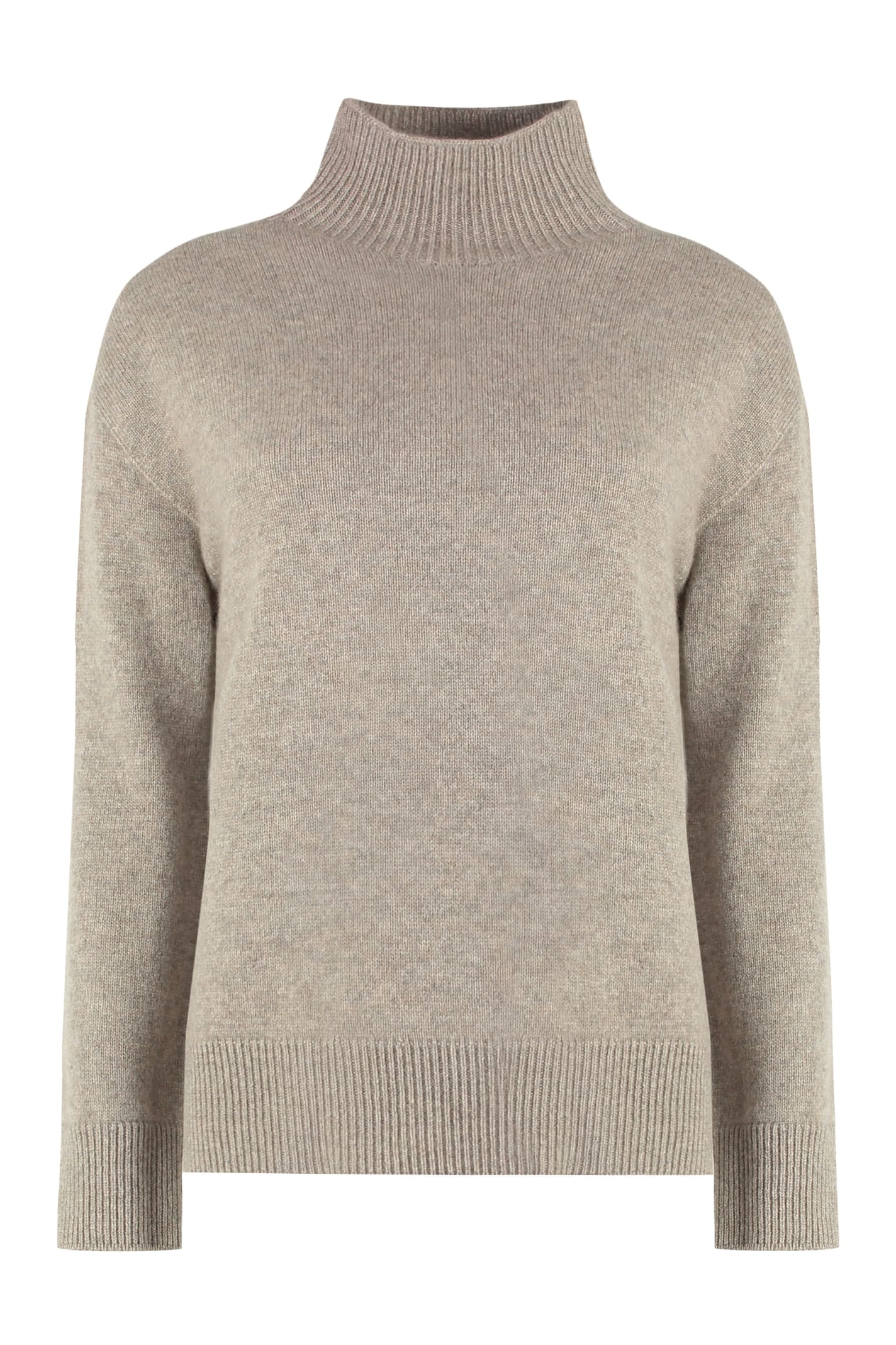 Shop 's Max Mara Quercia Cashmere Turtleneck Sweater In Beige