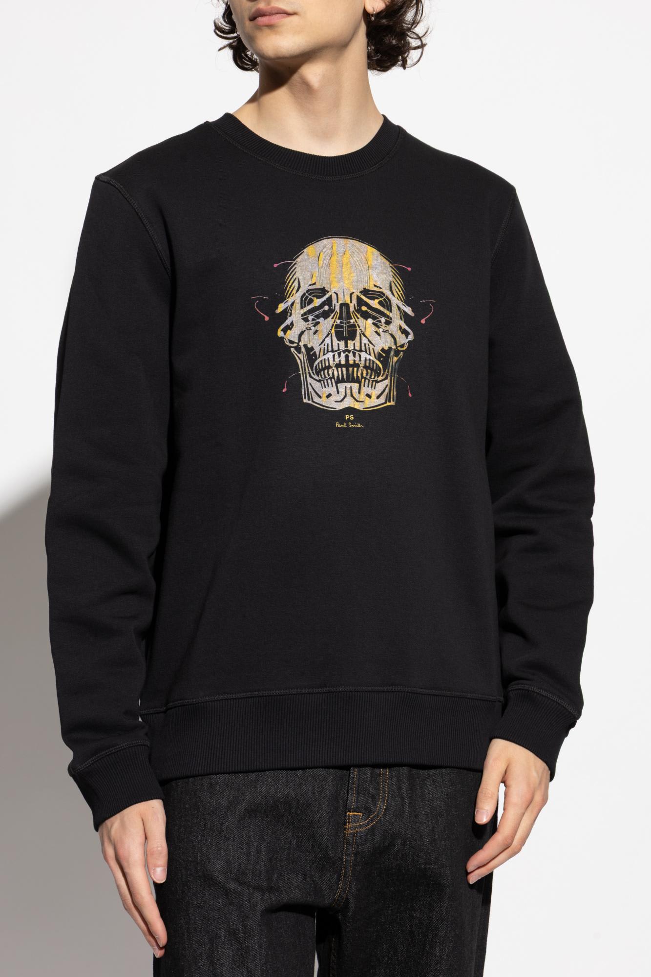 Ps By Paul Smith Ps Paul Smith Sweatshirt With Colorful Print In Black