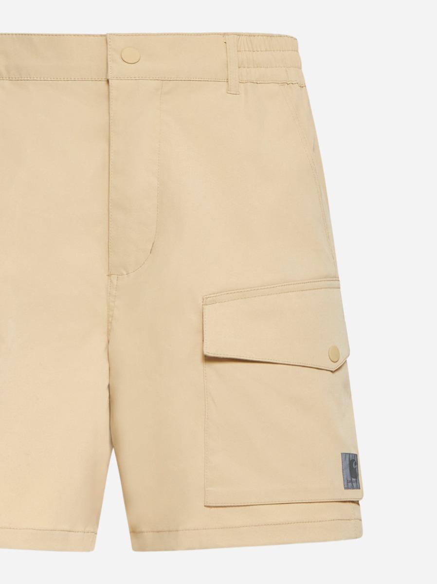 Carhartt Barto Logo Patch Shorts In Balto Short