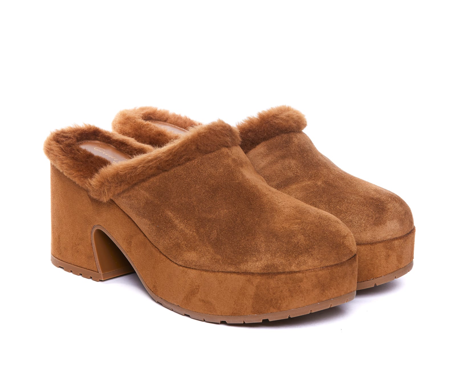 Shop Gianvito Rossi Lyss Clogs In Brown