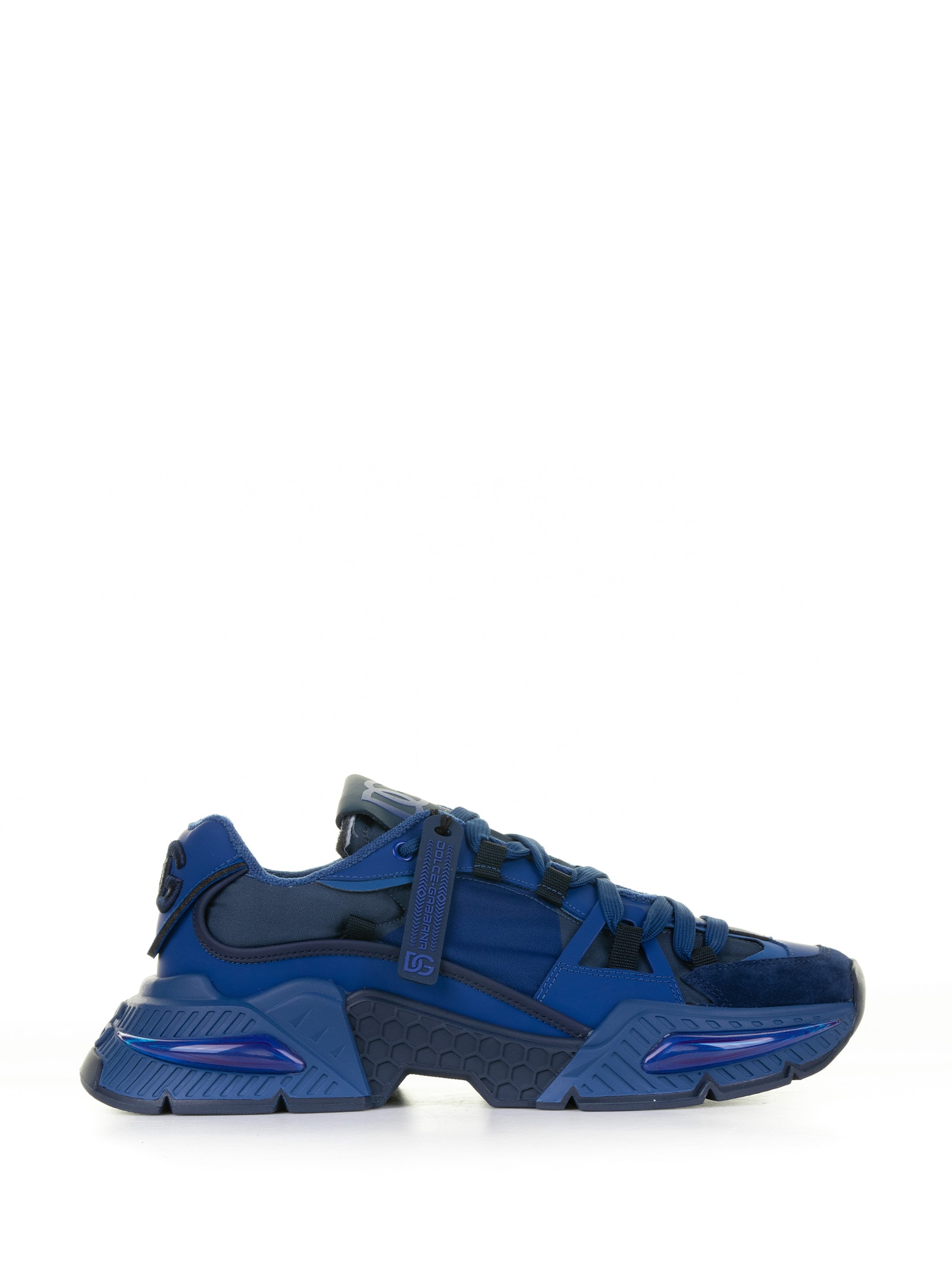 Shop Dolce & Gabbana Blue Airmaster Sneaker