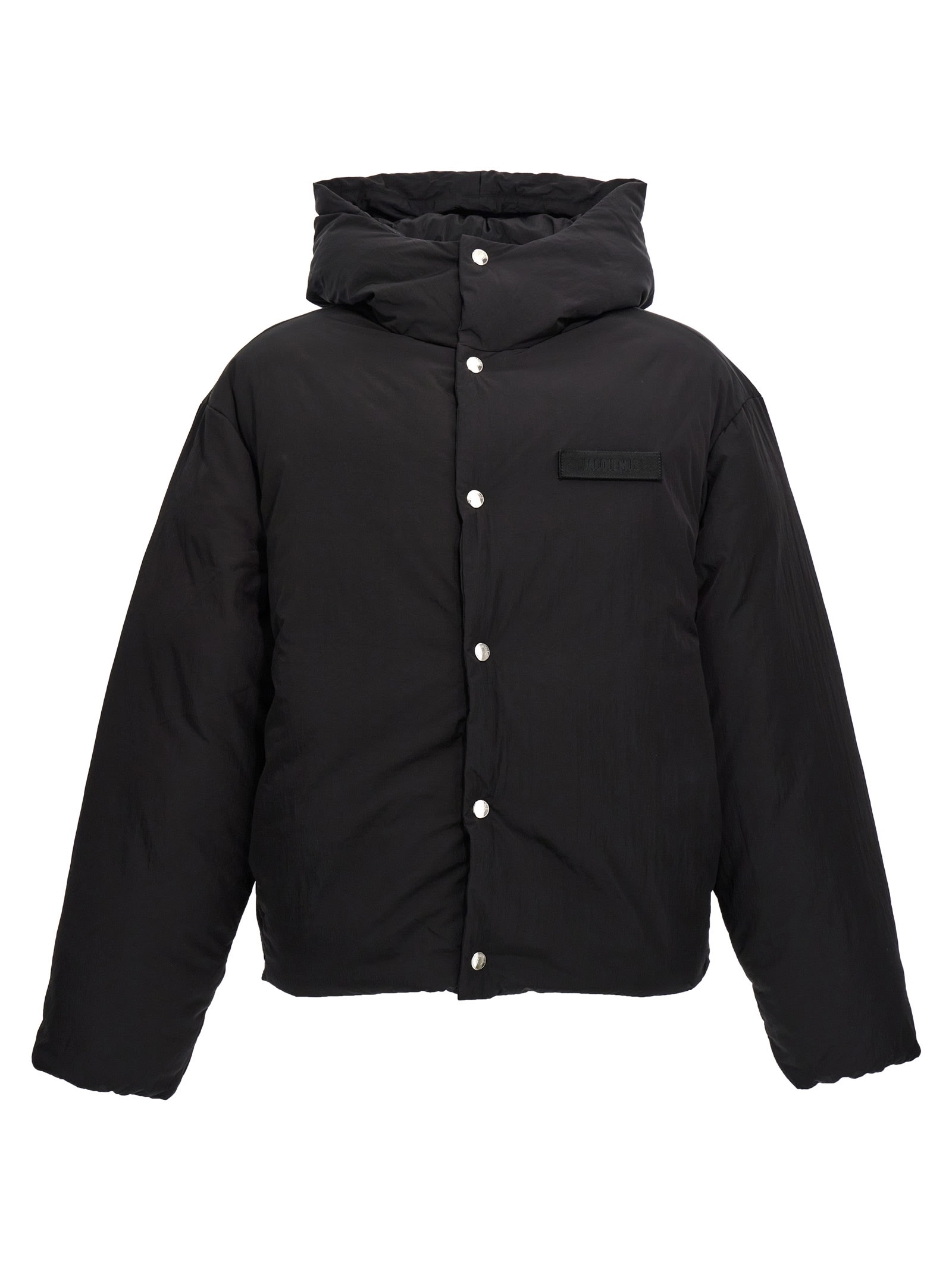 Shop Jacquemus La Doudoune Down Jacket In Black