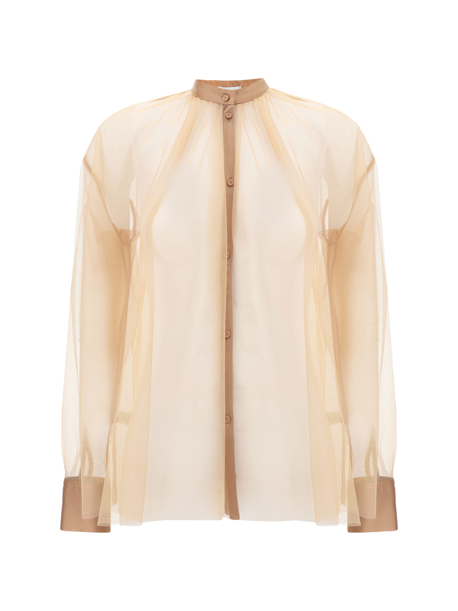 Shop Forte Forte Bohemienne Shirt In Nude