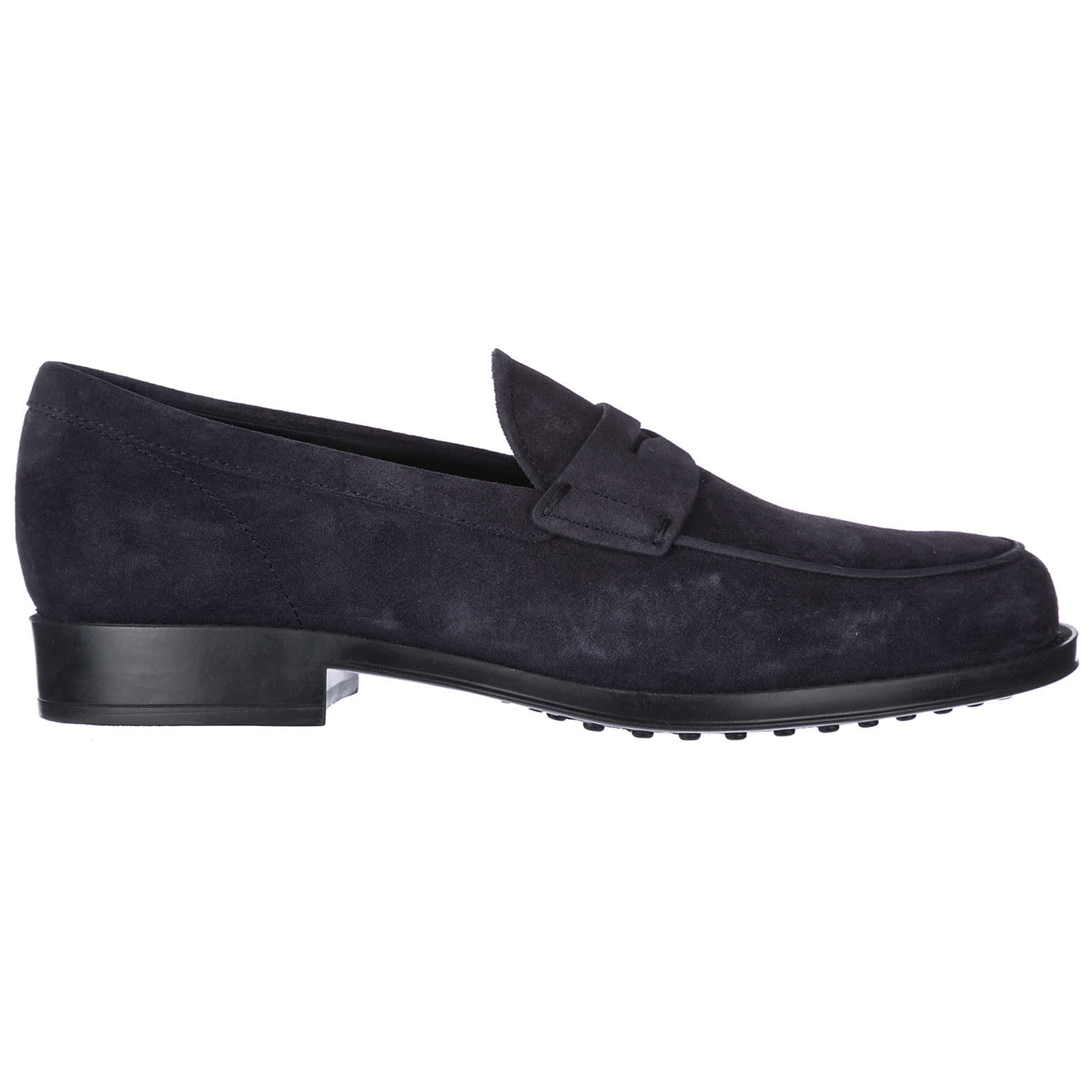 Tod's Tods Moccasins In Blu Denim Scuro