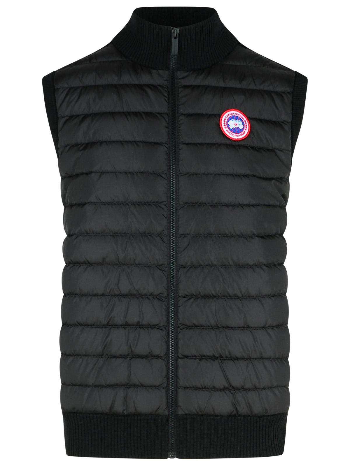 Shop Canada Goose Hybridge Black Nylon Vest