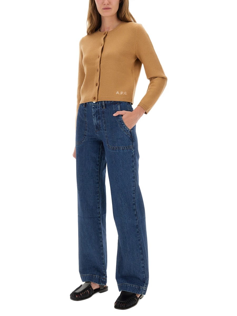 Apc Sweater A. P.c. Woman Color Beige In Brown