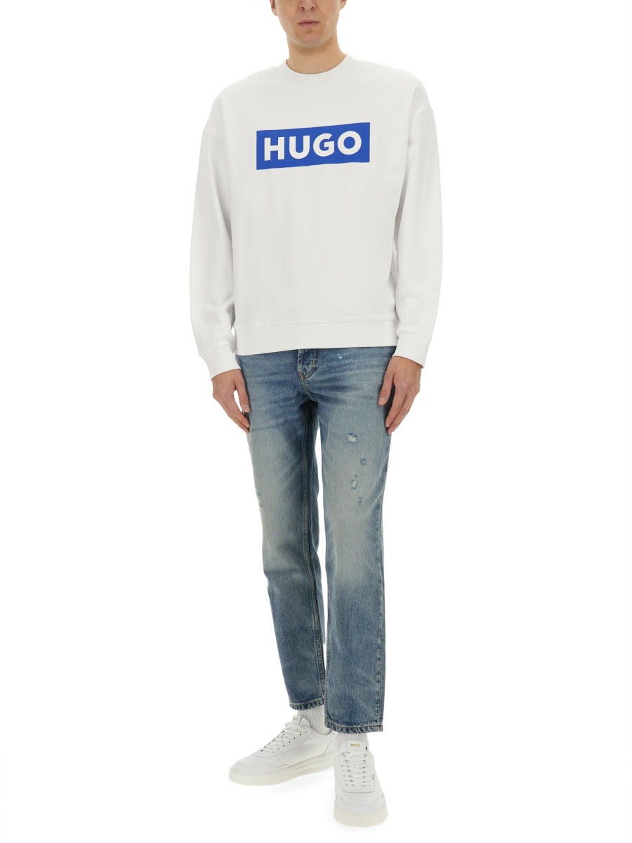 Hugo Boss Hugo Seylo Sweater In White