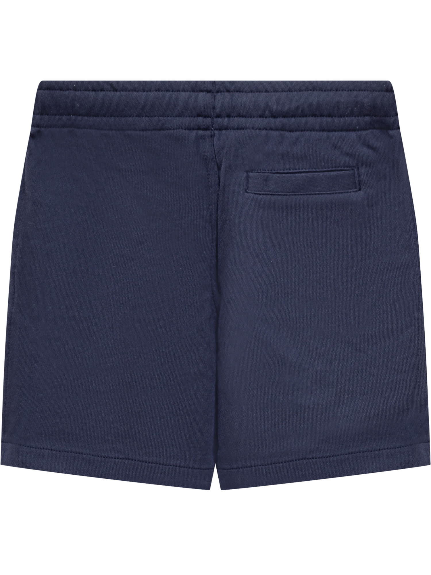Shop Ralph Lauren Logo Shorts In Blu