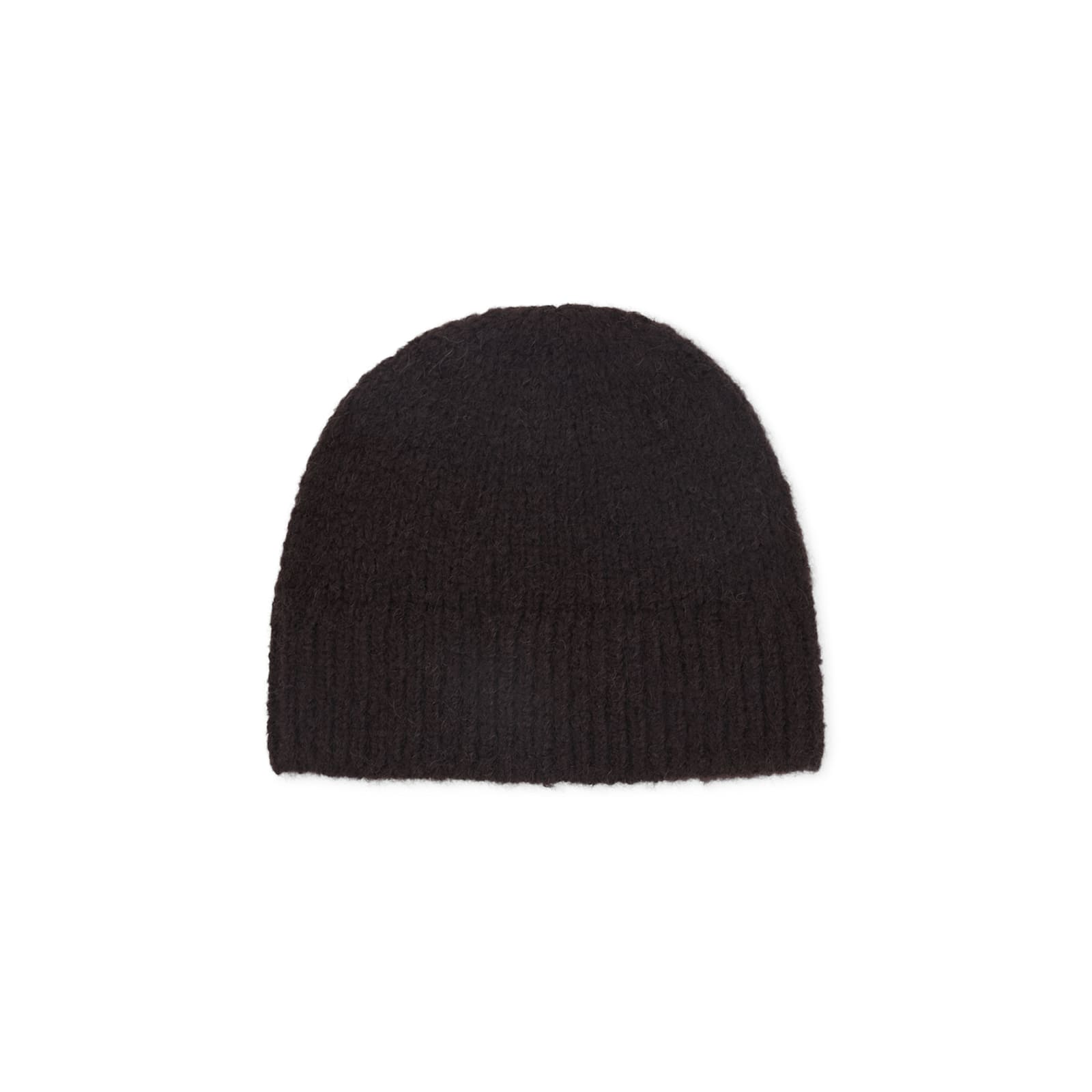 Dries Van Noten Warm Alpaca Blend Beanie Hat In Brown