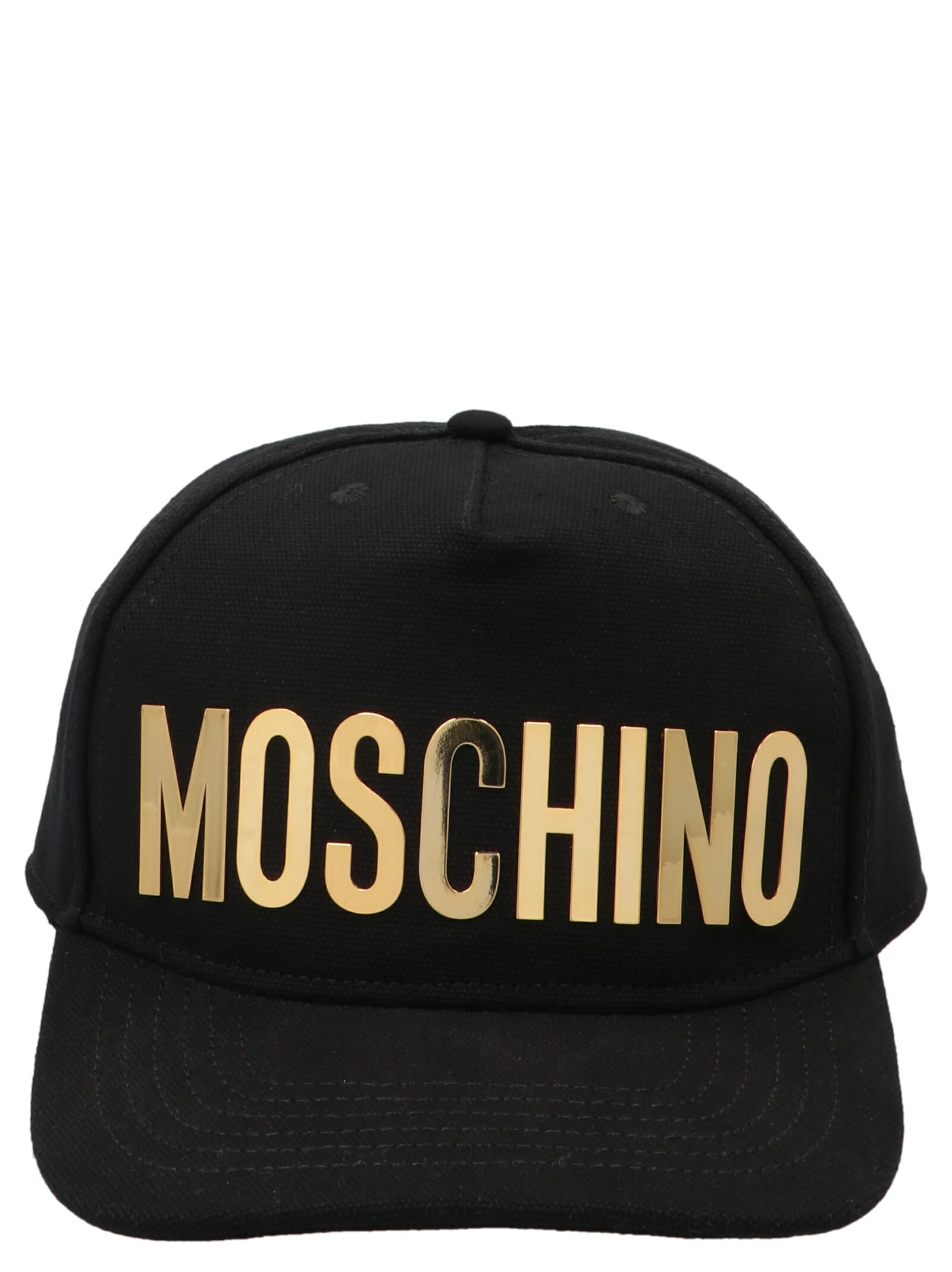 Moschino Metallic Logo Cap
