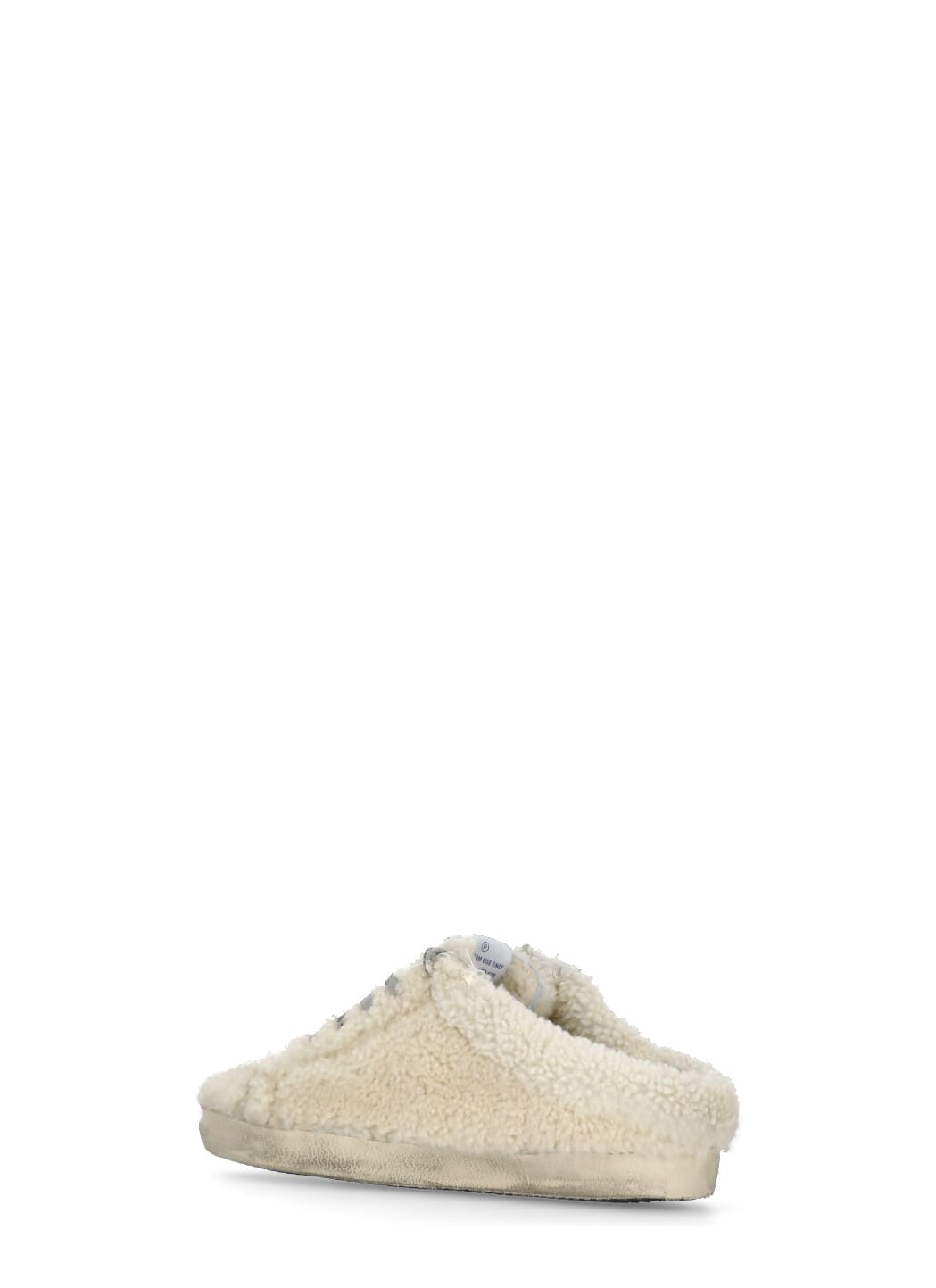 Golden Goose Super-star Sabot Shearling Sneakers In Brown
