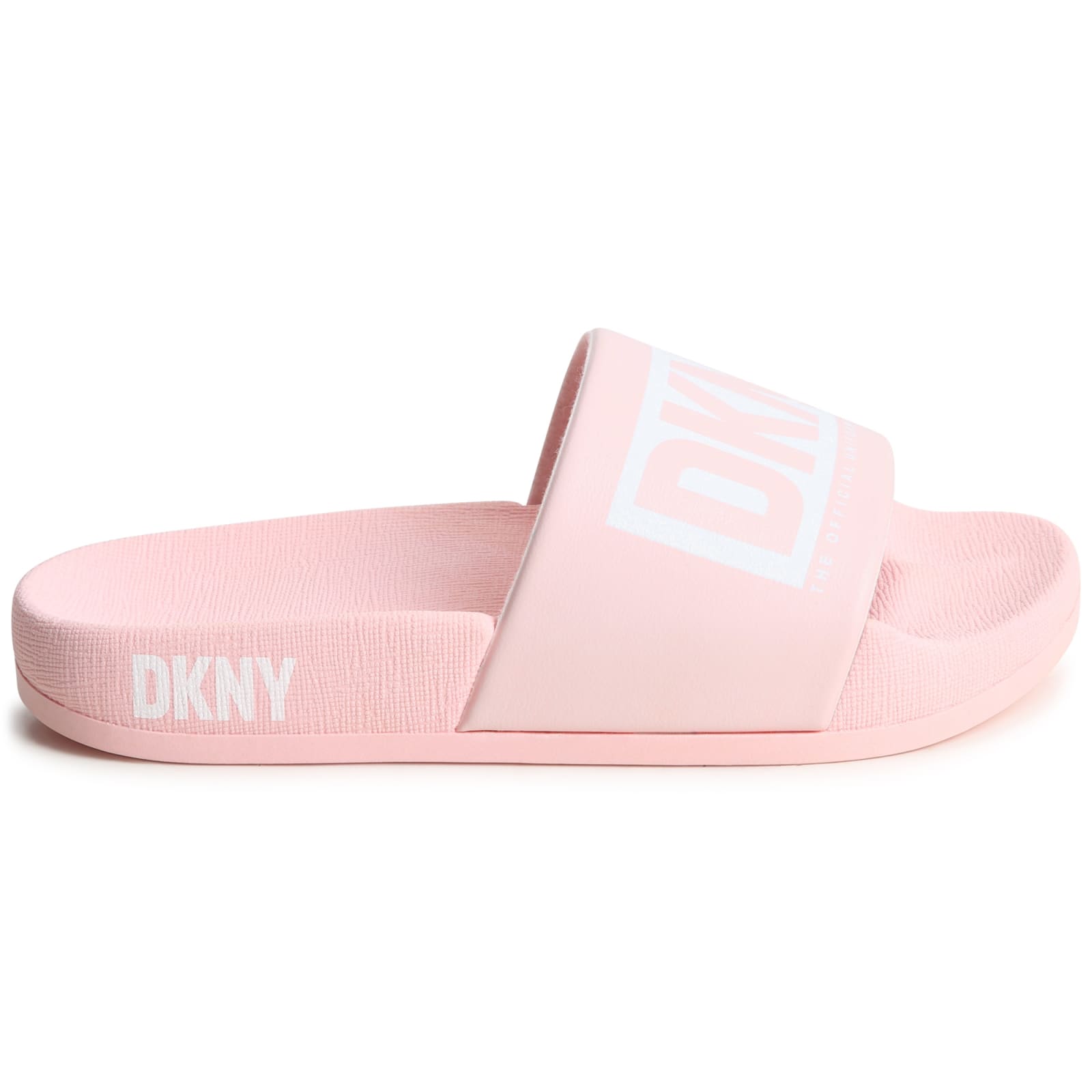 Shop Dkny Ciabatte Con Logo In Pink