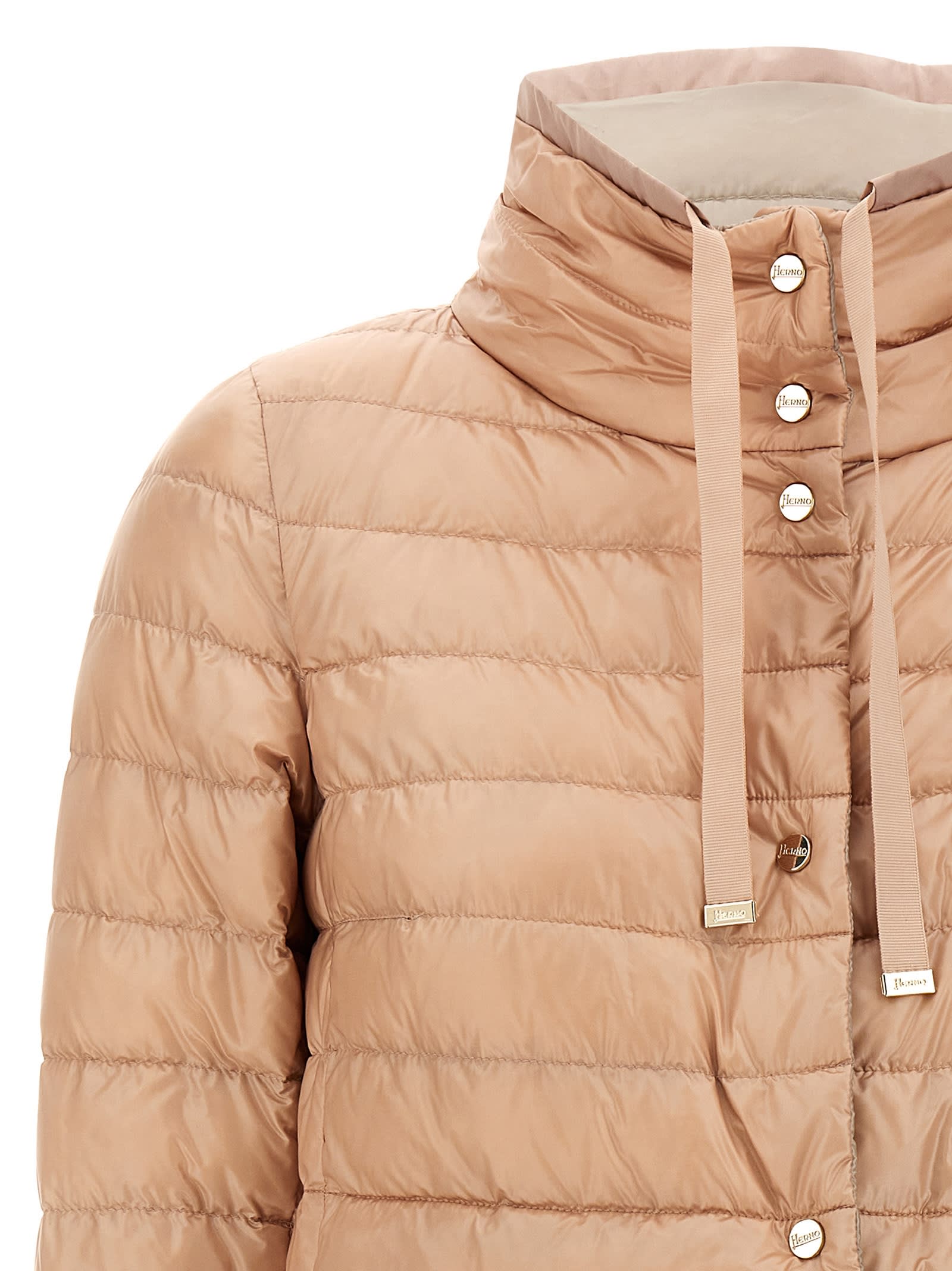 Herno Reversible Down Jacket Casual Jackets And Parka Multicolor In Multi