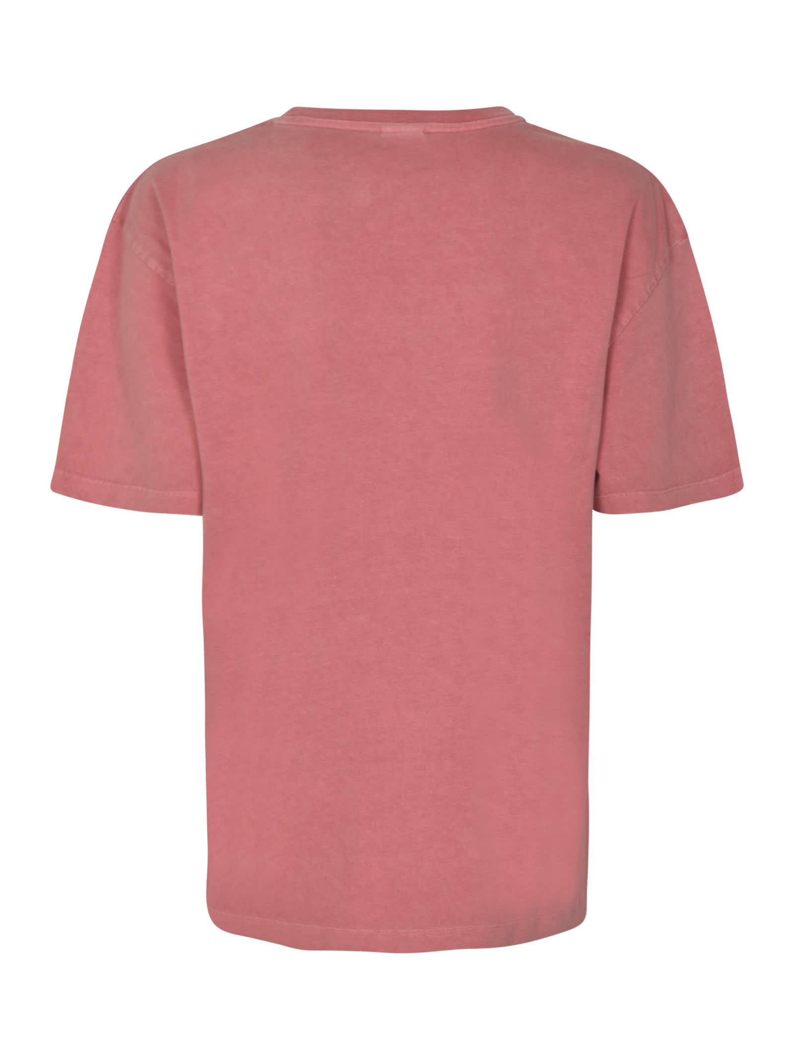 Shop Paul Smith Chest Logo Round Neck T-shirt In Powder