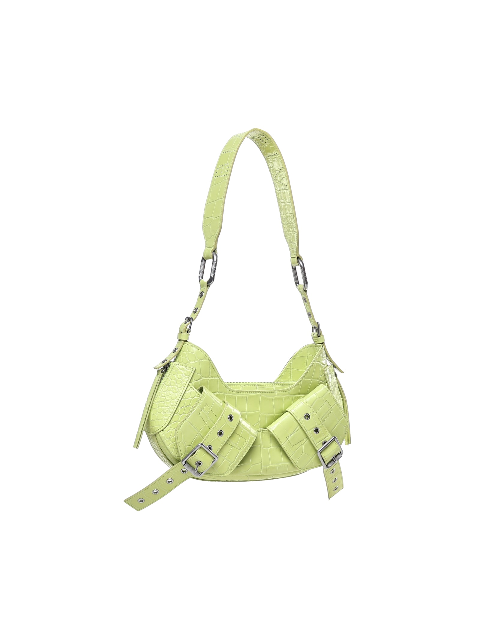 Shop Biasia Shoulder Bag Y2k.001 In Lime