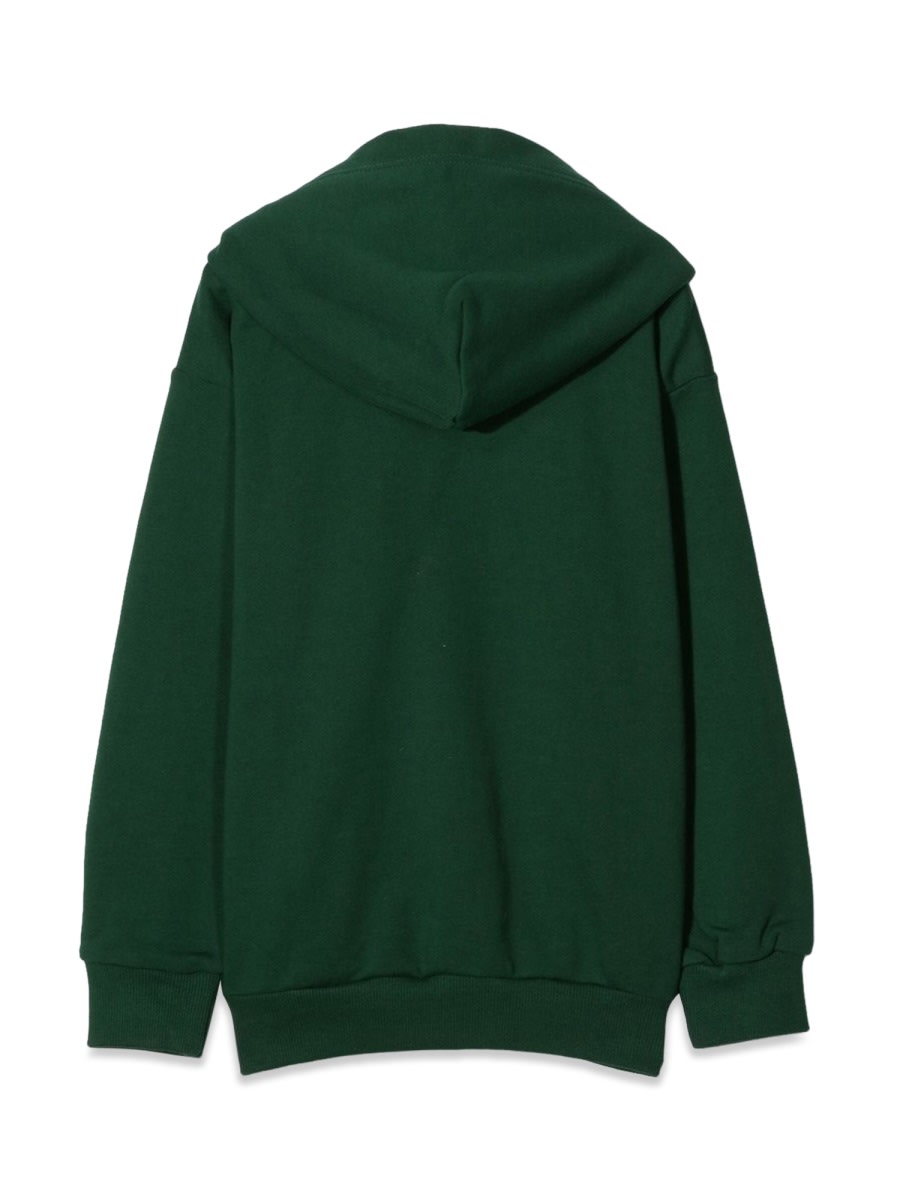 Diesel Logo Over Felpa In Green