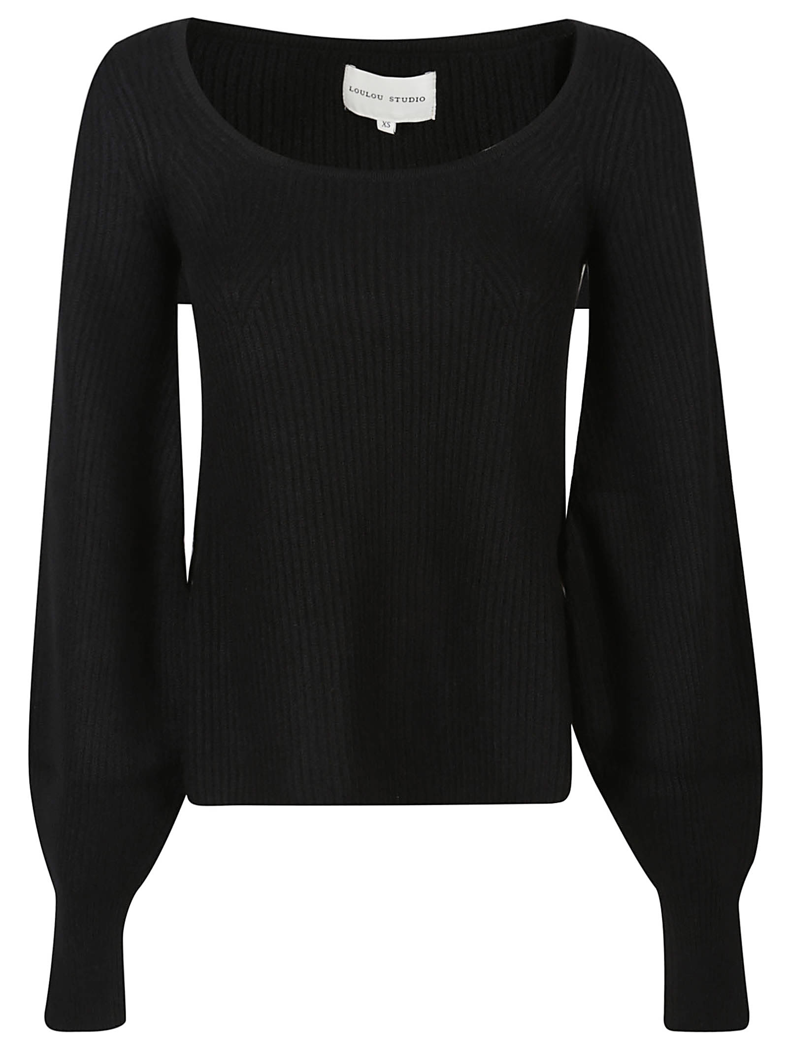 Shop Loulou Studio Hermus Sweater In Black