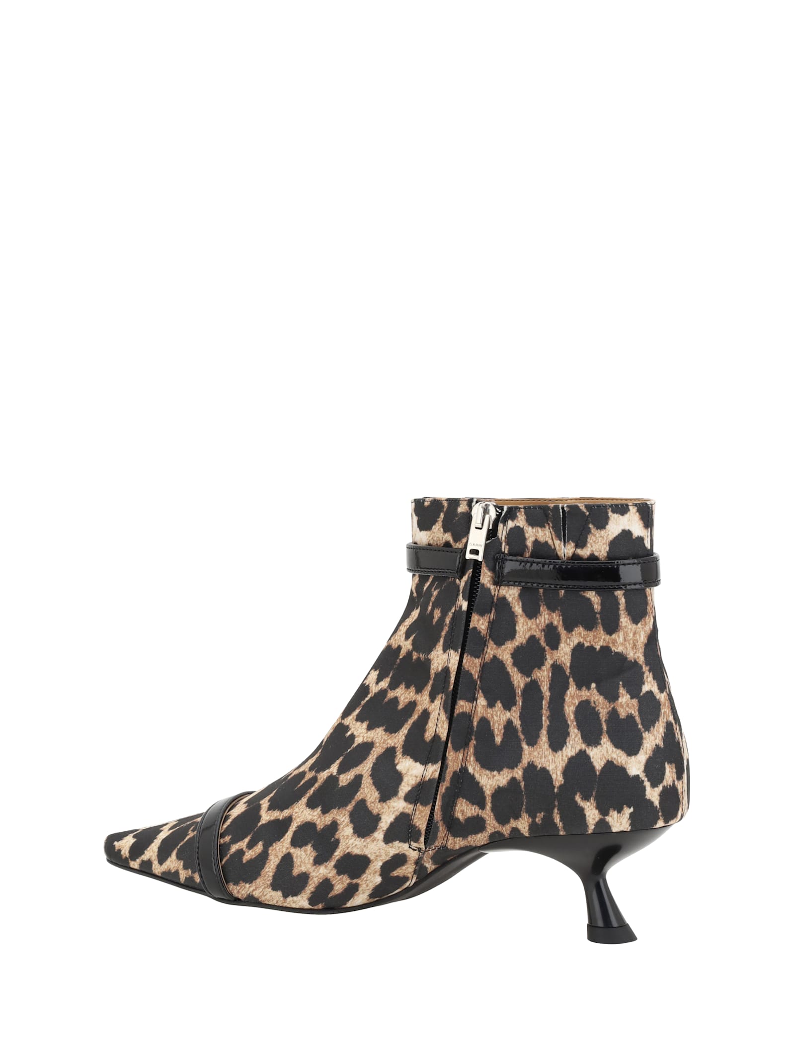 GANNI EYELETS ANKLE BOOTS