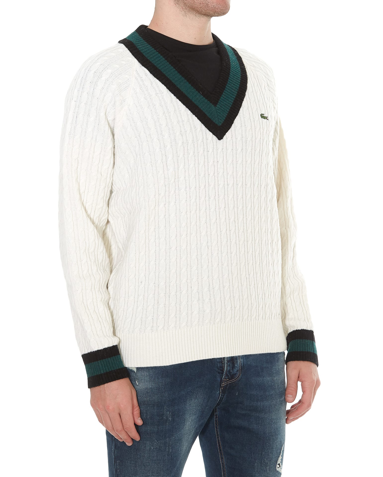 lacoste multicolor sweater