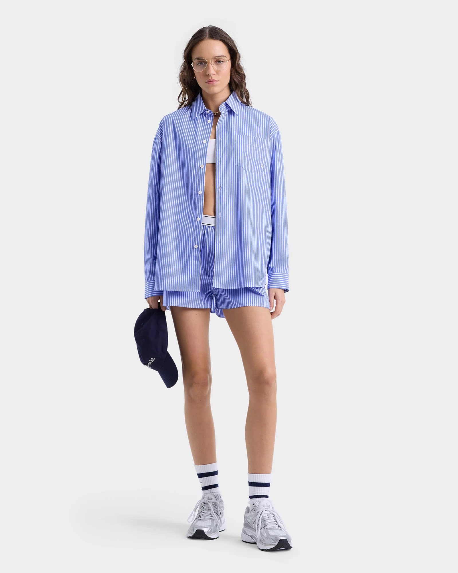 Sporty &amp; Rich Src Oversized Shirt In Blue
