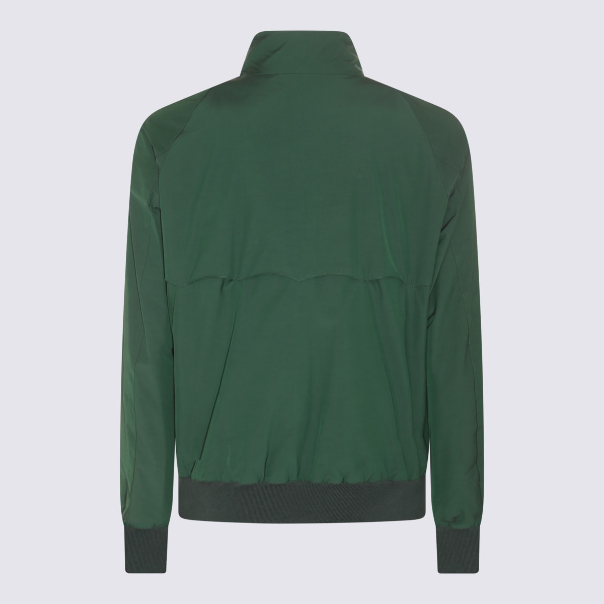 Shop Baracuta Green Cotton Blend Casual Jacket In Racing Green