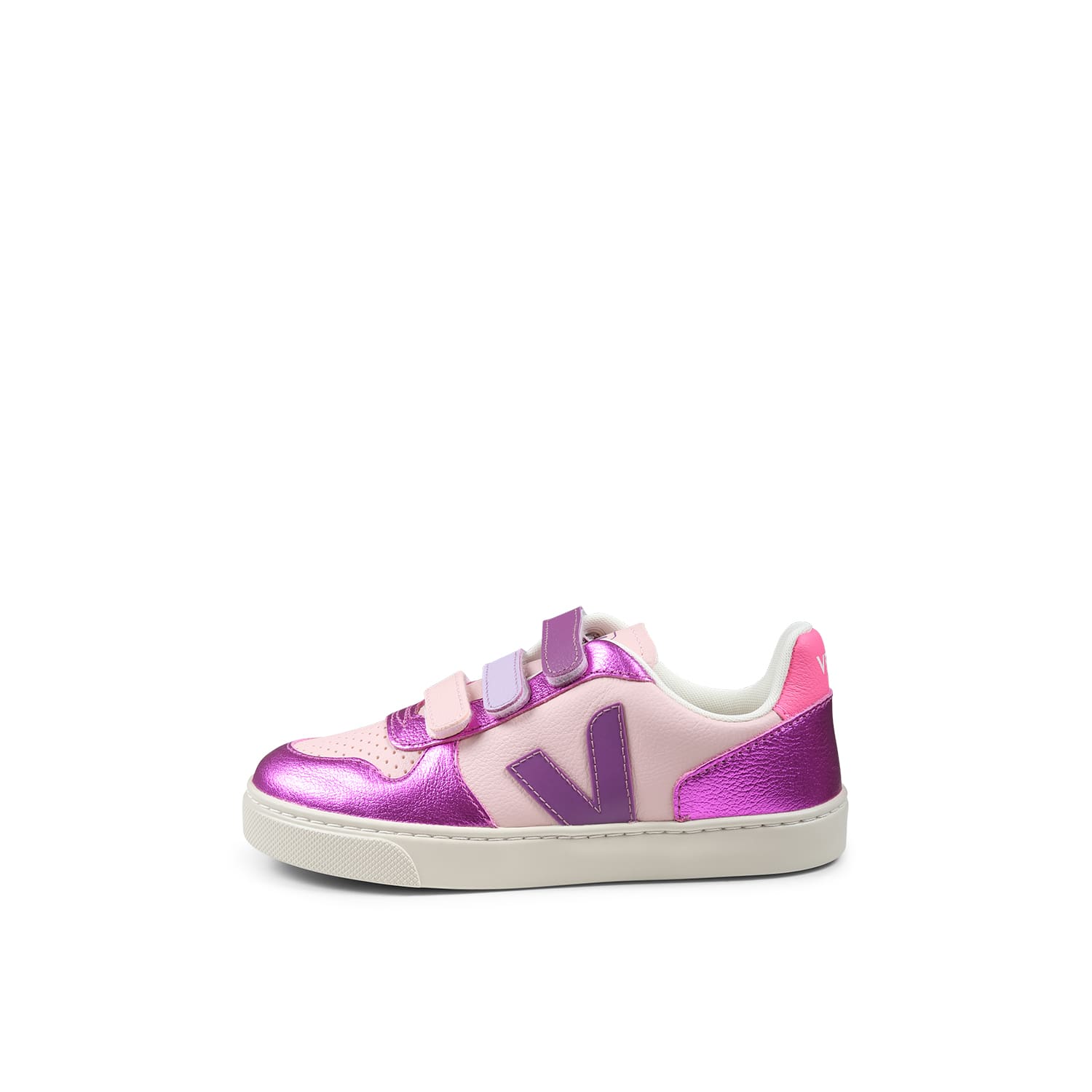Veja Pink Sneakers For Girl With Logo In Pink