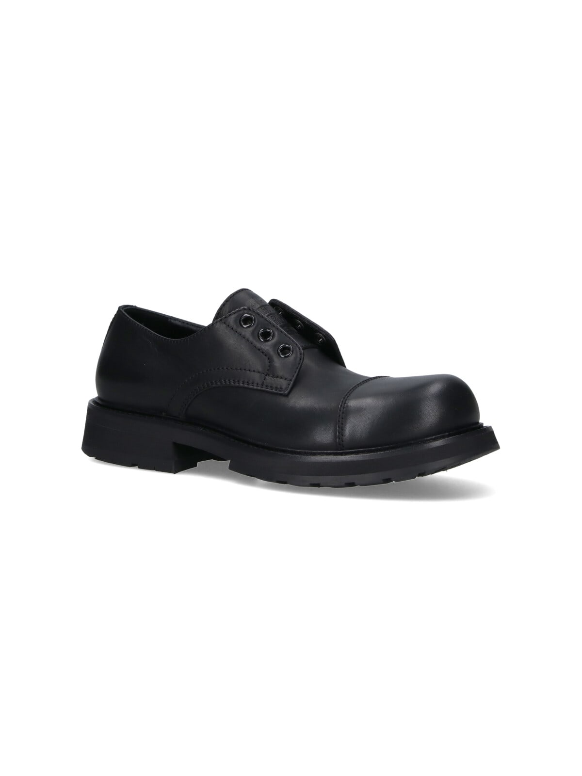 Balenciaga Lace-up Shoes With Round Toe And Block Heel In Multi