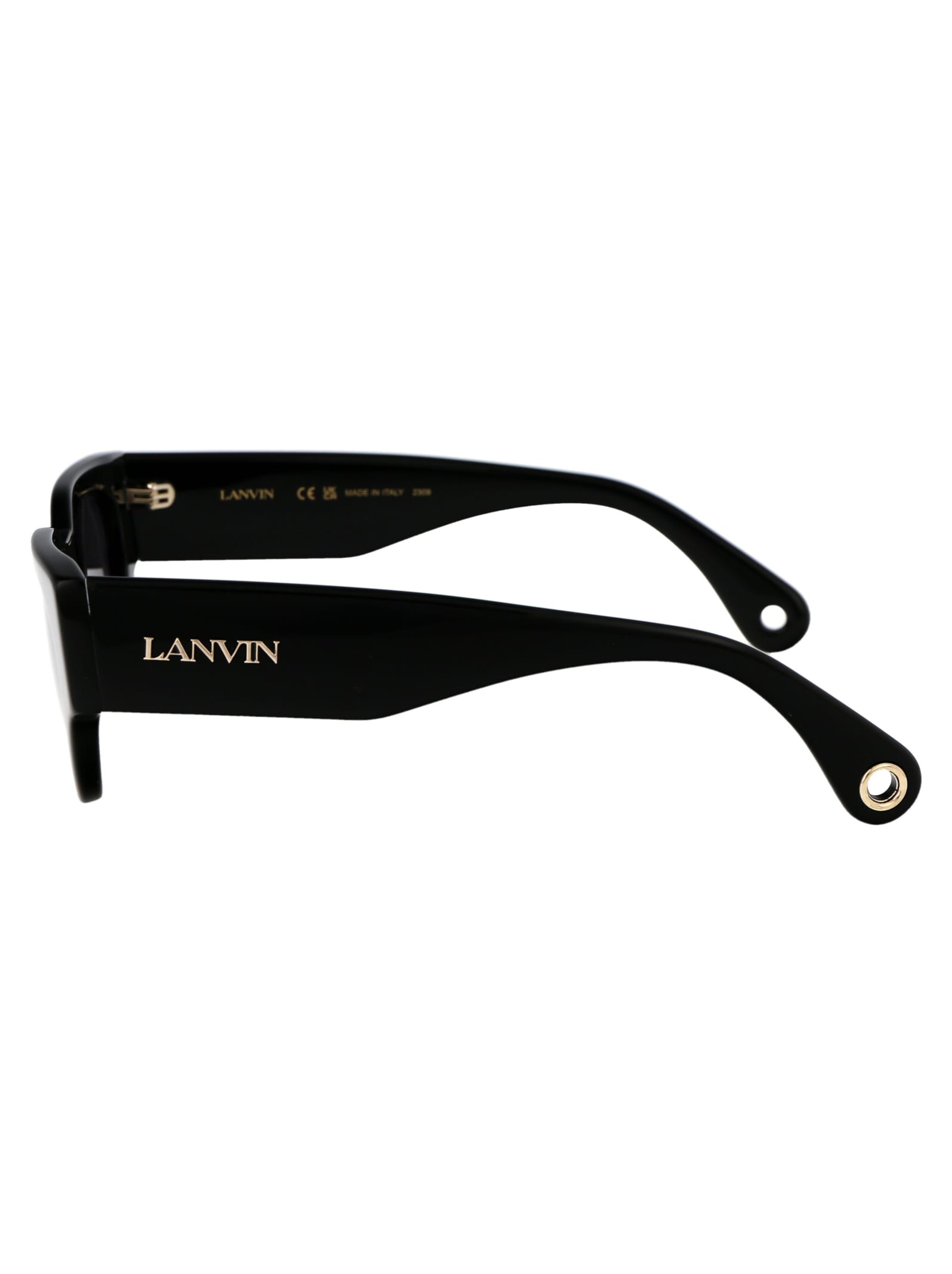 Shop Lanvin Lnv670s Sunglasses In 001 Black