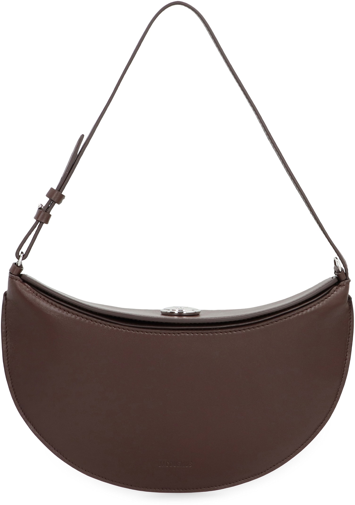 Jacquemus Decorated With A Graphic Pattern And Drawstring Closure. In Brown