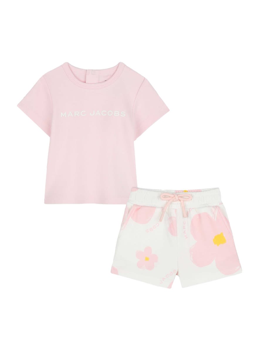 Marc Jacobs T-shrt Set With Bermuda Shorts