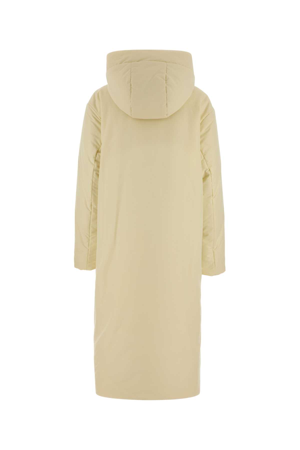 Jil Sander Cream Polyester Down Jacket In Neutral