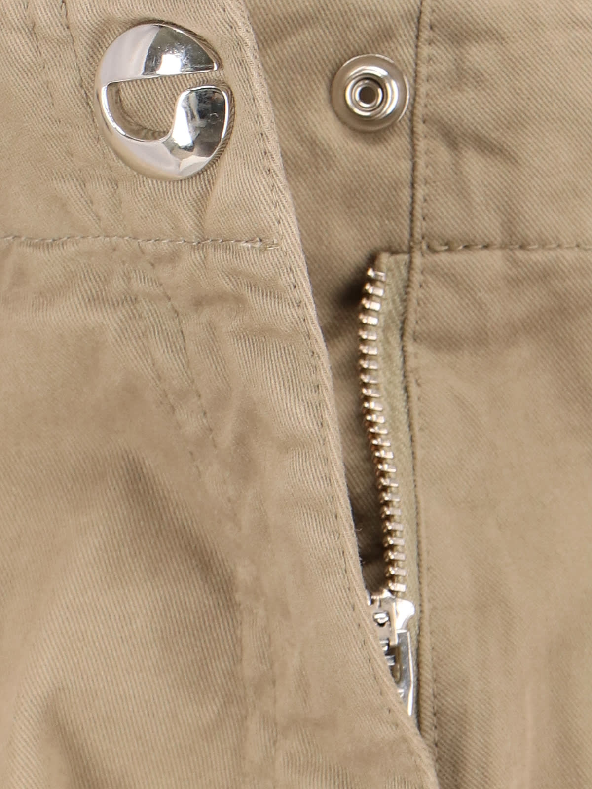 Coperni Cotton Wide-leg Cargo Pants In Beige