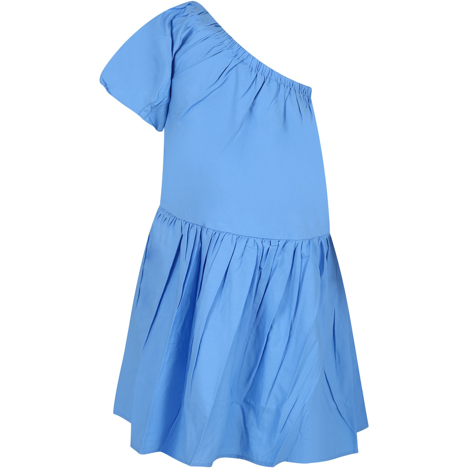 Molo Kids' Casual Light Blue Dress For Girl