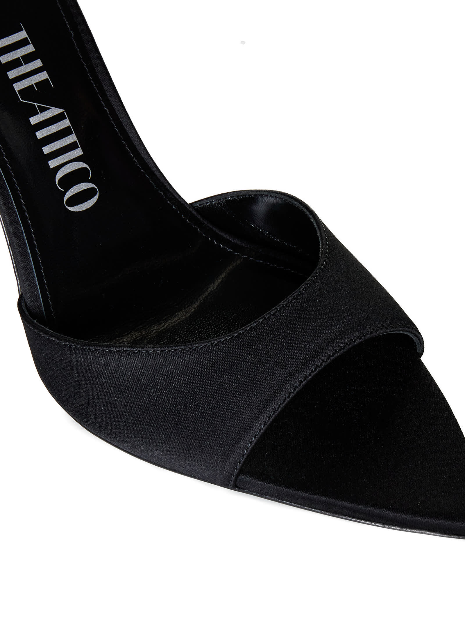 Shop Attico Sandals In Black