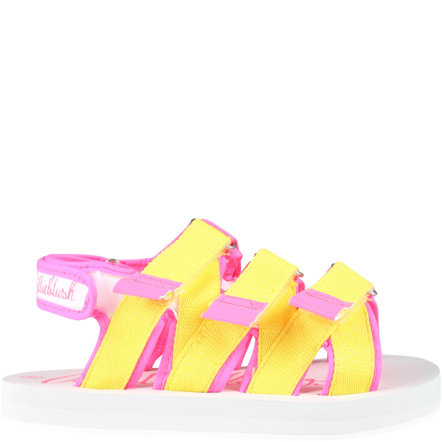 Billieblush Kids' Multicolor Sandals For Girl With Logo
