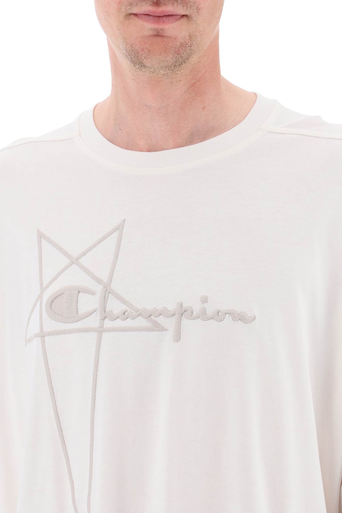 Shop Rick Owens X Champion Tommy T-shirt X Champion