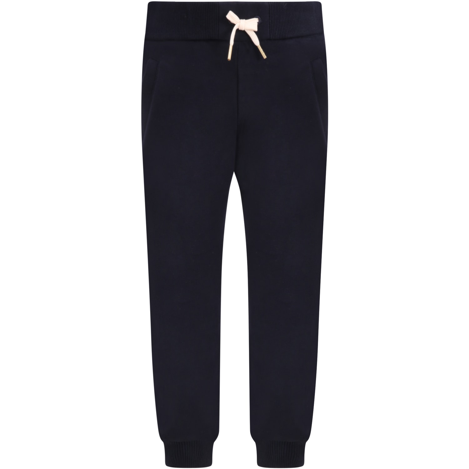 Chloé Blue Sweatpants For Girl With Logo