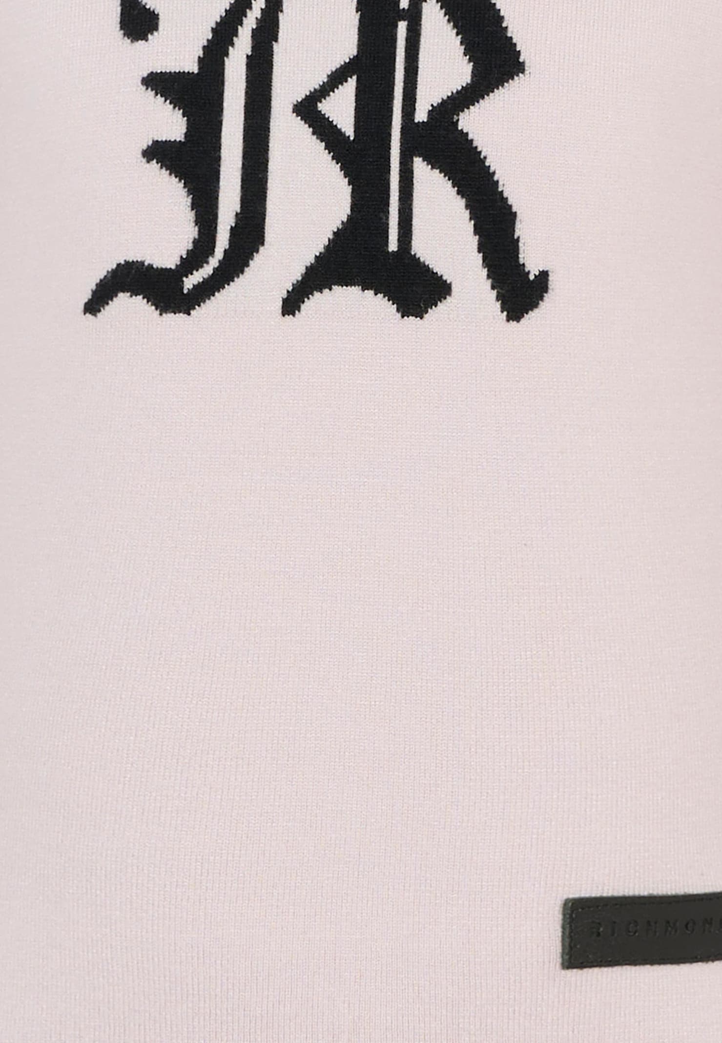 Richmond Lilac Jumper For Girl With Black Logo In Pink