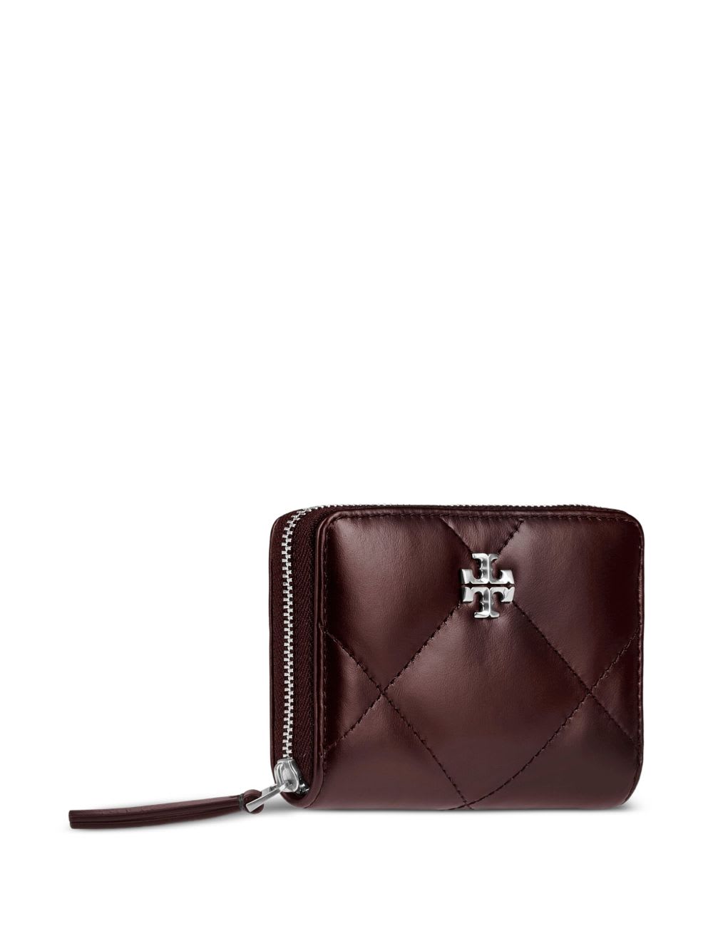 Tory Burch Kira Small Leather Wallet In Burgundy