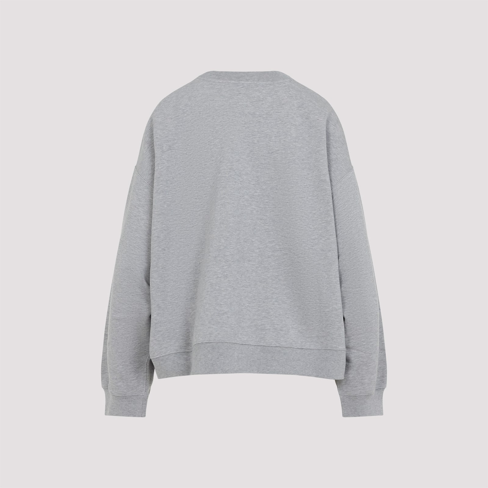 Gucci Sweatshirt Grey Cotton Dropped Shoulders In Gray