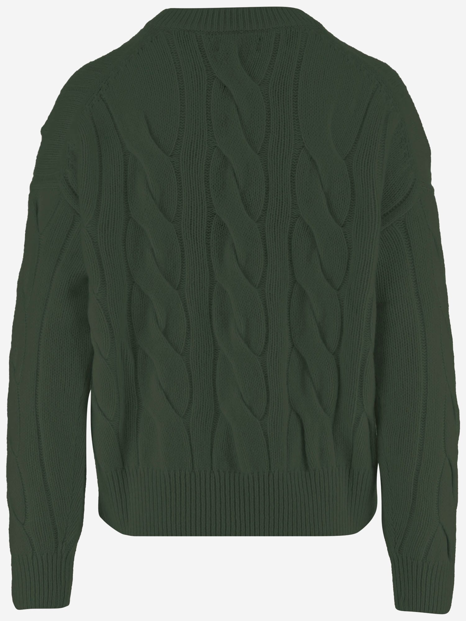 Polo Ralph Lauren Wool And Cashmere Knit In Green