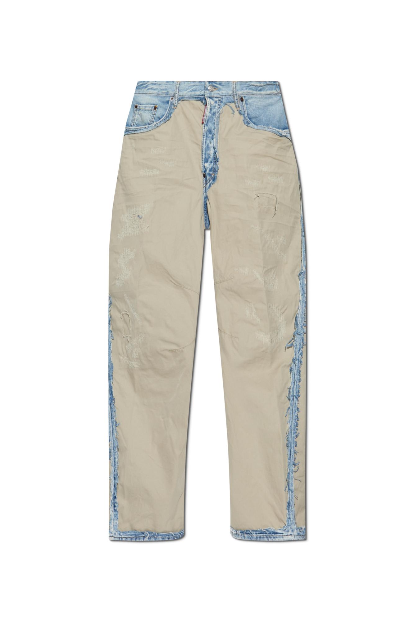 DSQUARED2 DSQUARED2 JEANS MADE OF COMBINED MATERIALS