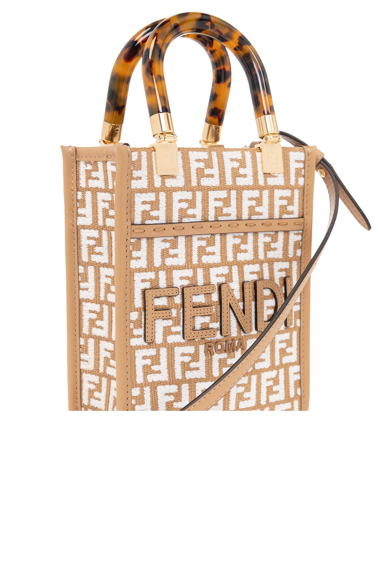 Shop Fendi Sunshine Mini Shopper Bag